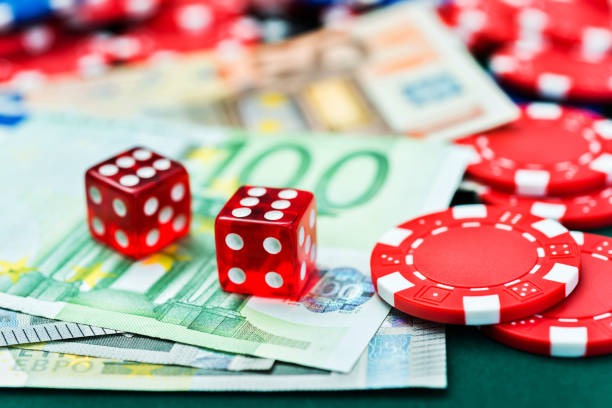 Dice Game payout table and bet slip on 828bet interface